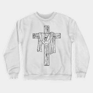 Wooden cross Crewneck Sweatshirt